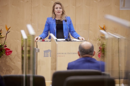 Keynote von Integrationsministerin Susanne Raab (ÖVP)