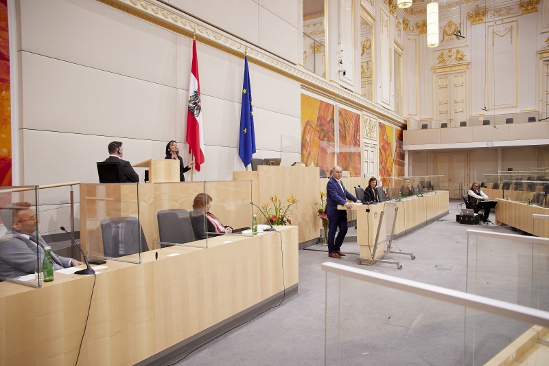 Abschlussworte durch Nationalratspräsident Wolfgang Sobotka (ÖVP)