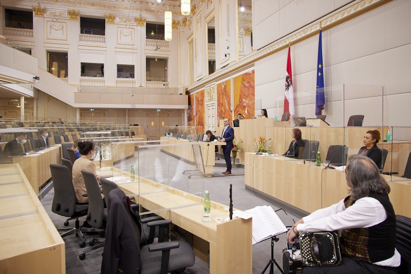 Abschlussworte durch Nationalratspräsident Wolfgang Sobotka (ÖVP)