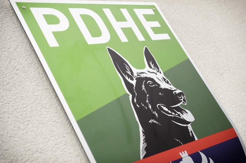 Nationalratspräsident Wolfgang Sobotka (ÖVP) beim rBesuch der Polizei-Diensthundeeinheit Wien