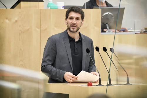 Nationalratsabgeordneter Lukas Hammer (GRÜNE)