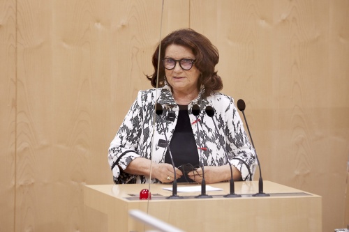 Am Rednerpult Nationalratsabgeordnete Elisabeth Scheucher-Pichler (ÖVP)