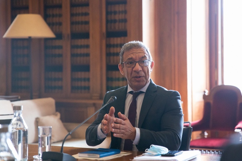 Aussprache. IPU-Präsident Duarte Pacheco