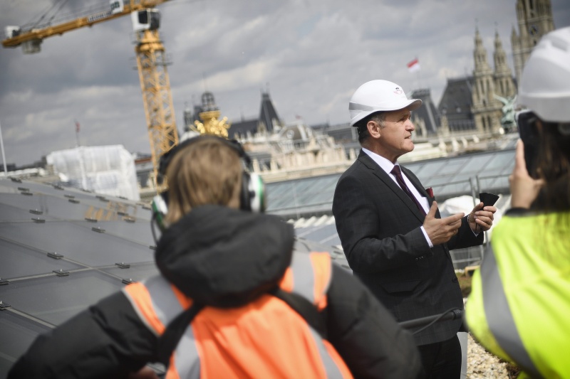 Nationalratspräsident Wolfgang Sobotka (ÖVP)  beim Interview