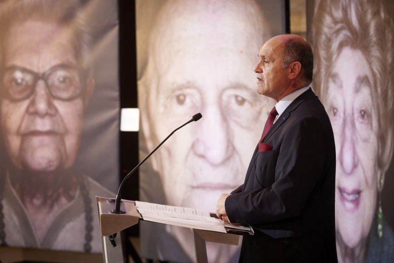 Worte zum Gedenken durch Nationalratspräsident Wolfgang Sobotka (ÖVP)