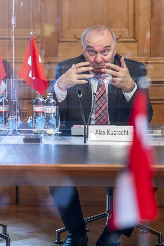Ständeratspräsident Alex Kuprecht