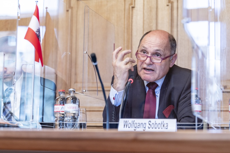 Aussprache. Nationalratspräsident Wolfgang Sobotka (ÖVP)