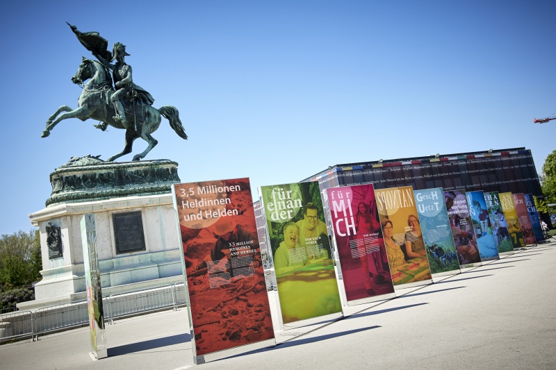 Blick auf die Ausstellung