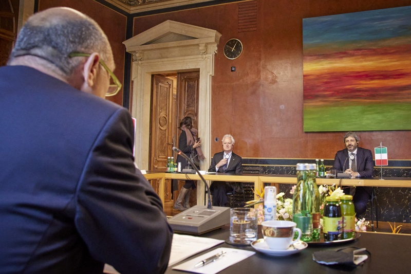 Nationalratspräsident Wolfgang Sobotka (ÖVP) wärend der Aussprache