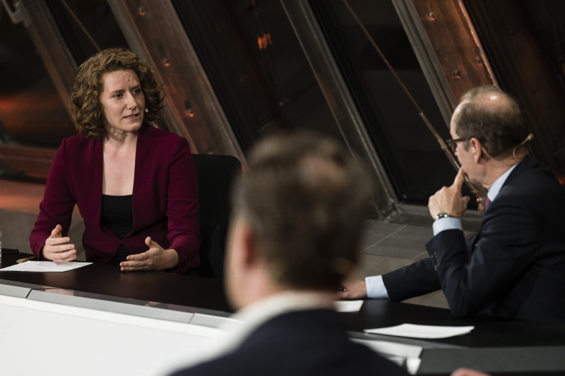 Am Podium: Sprecherin des Klimavolksbegehrens Katharina Rogenhofer