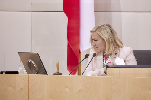 Vorsitz durch Vizepräsidentin des Bundesrates Doris Hahn (SPÖ)