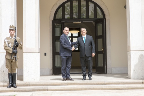 von rechts: Ministerpräsident Viktor Orbán, Nationalratspräsident Wolfgang Sobotka (ÖVP)