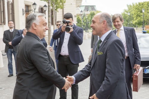 von links: Ministerpräsident Viktor Orbán, Nationalratspräsident Wolfgang Sobotka (ÖVP)