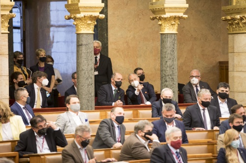 Besuch einer Parlamentssitzung im Ungarischen Parlament