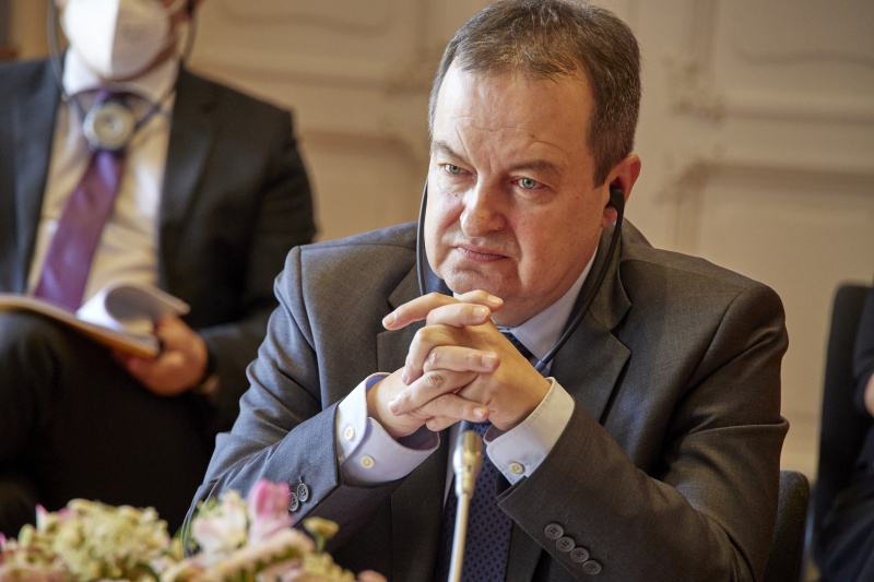 Serbische Parlamentspräsident Ivica Dačić