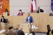 Am Rednerpult Nationalratsabgeordneter Gabriel Obernosterer (ÖVP)
