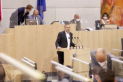 Am Rednerpult Nationalratsabgeordneter Alexander Melchior (ÖVP)