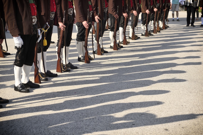 Landesüblicher Empfang auf dem Heldenplatz