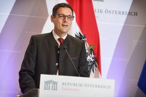 Empfang im Dachfoyer, Ansprache von Bundesratspräsident Peter Raggl (ÖVP)