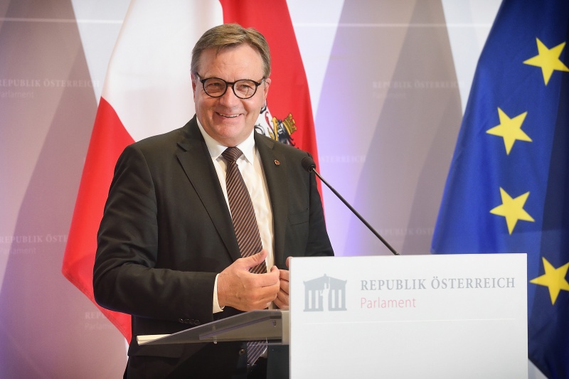 Empfang im Dachfoyer, Ansprache Landeshauptmann Tirol Günther Platter