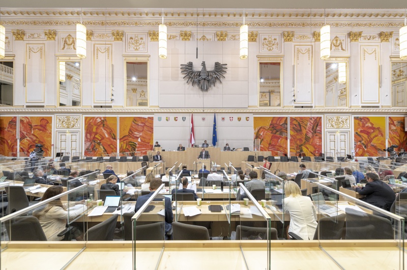 Bundesrat Michael Bernard (FPÖ) am Rednerpult