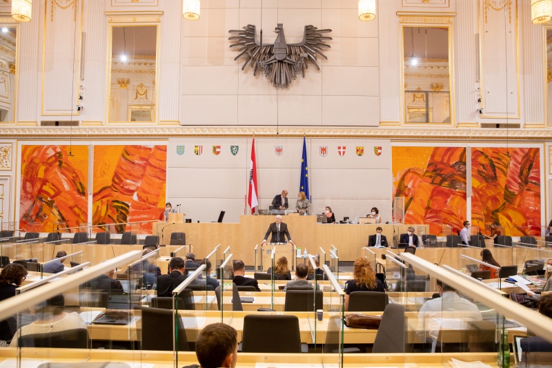 Am Rednerpult: Nationalratsabgeordneter Martin Graf (FPÖ)