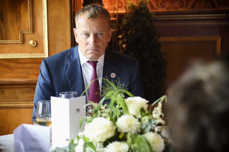 Präsident des slowakischen Nationalrates Boris Kollár während der Aussprache