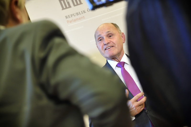 Nationalratspräsident Wolfgang Sobotka (V) beim Interview