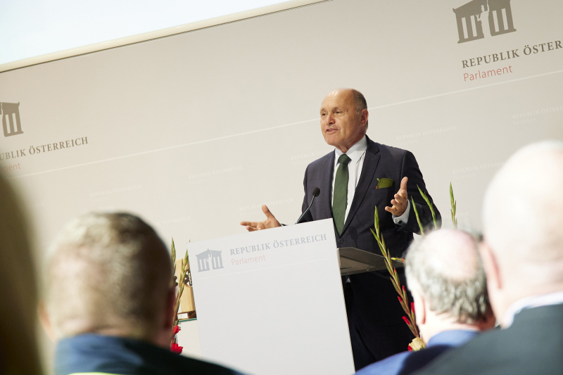 Eröffnungsworte von Nationalratspräsident Wolfgang Sobotka (ÖVP)