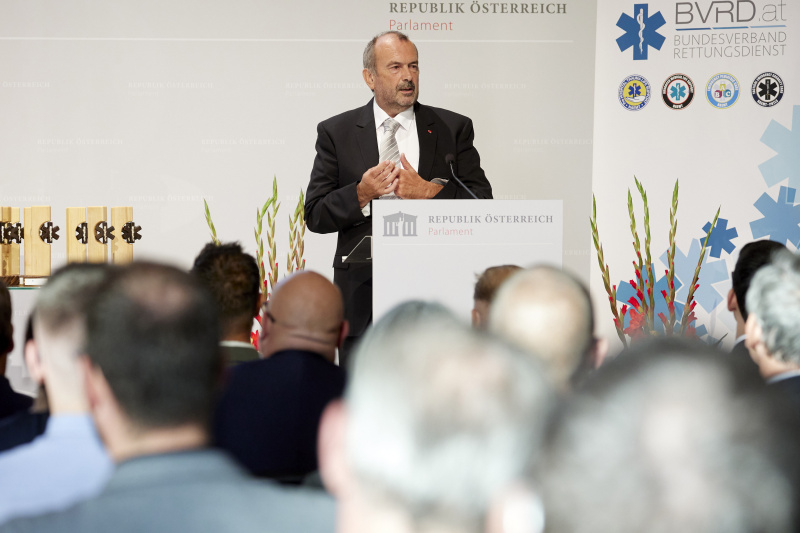 Keynote Ulrich Schreiner von der Björn Steiger Stiftung