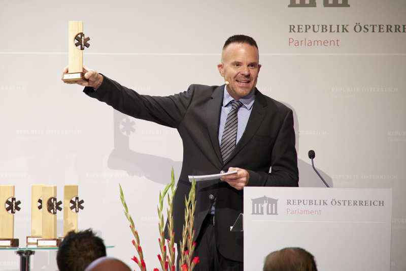 Moderation durch Markus Voglauer ORF Journalist