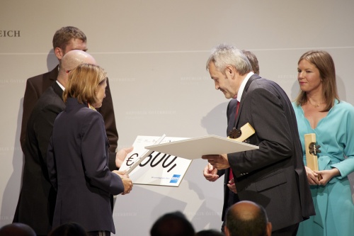Übergabe Camillo Award an Hans-Peter Polzer Rotes Kreuz Burgenland