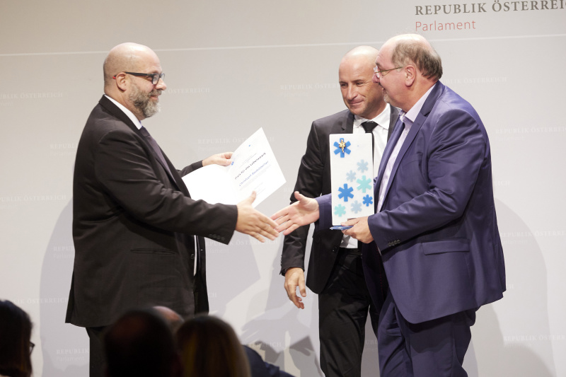 Preis für Lebenswerk an Christoph Redelsteiner FH St. Pölten