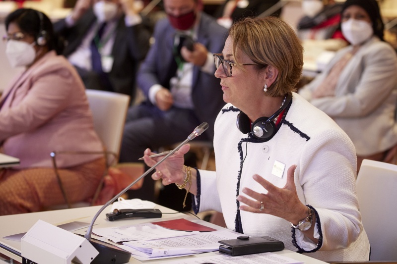 Ms. Tone Wilhelmsen Trøen, Speaker of Parliament (Norway) and Chair of the Summit  - Session 1: Women in the pandemic: A tribute to everyday heroes - Motion 1