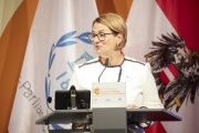 Ms. Tone Wilhelmsen Trøen, Speaker of Parliament (Norway) and Chair of the Summit - Session 1: Women in the pandemic: A tribute to everyday heroes - Motion 3