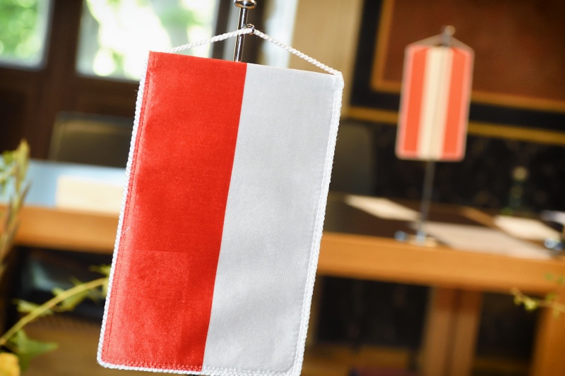 Tischfahnen von Indunesien