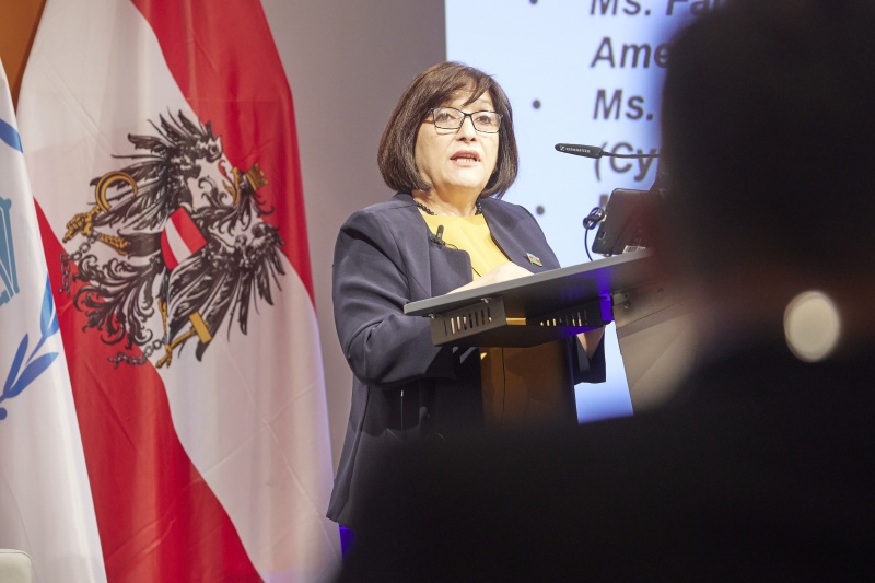 Ms. Sahiba Gafarova, the Chairwoman of the National Assembly of Azerbaijan - Session 2: Women in the post-pandemic recovery: Preserving achievements, furthering progress