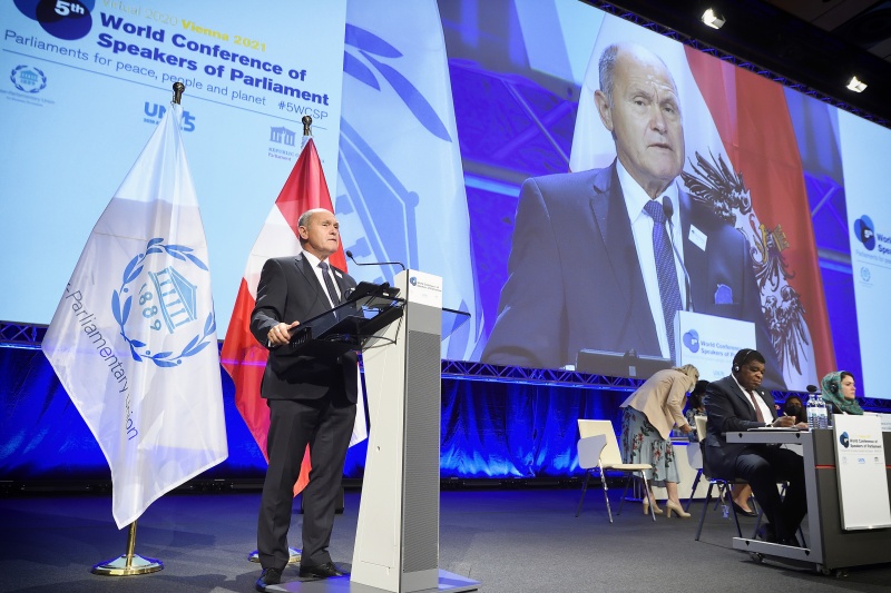 SOBOTKA,Wolfgang (Mr.), Speaker of the Host Parliament - Inaugural session