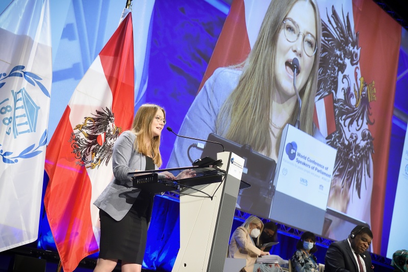 Bundesschulsprecherin Alexandra Bosek - Inaugural session