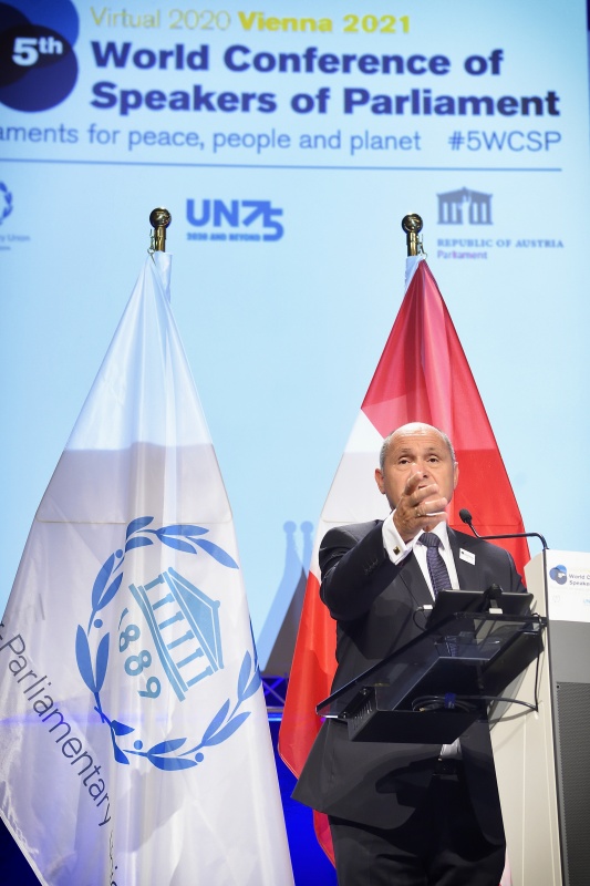 SOBOTKA,Wolfgang (Mr.), Speaker of the Host Parliament - Inaugural session