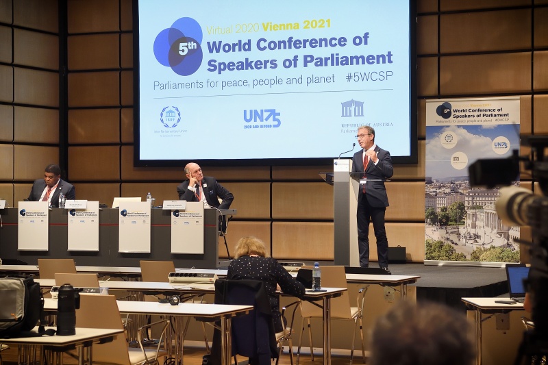 IPU Press-Conference, PACHECO, Duarte (Mr.), President of the IPU