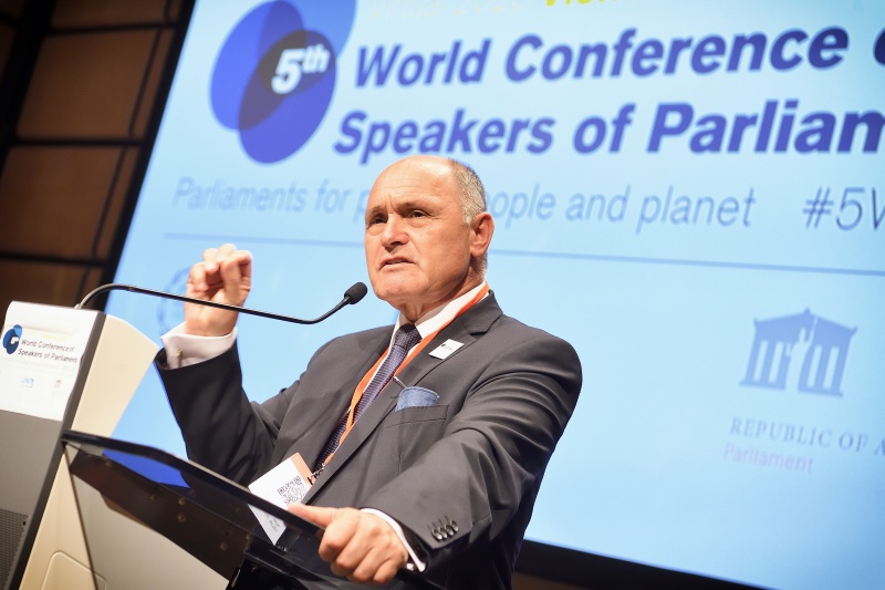 IPU Press-Conference, SOBOTKA,Wolfgang (Mr.), Speaker of the Host Parliament