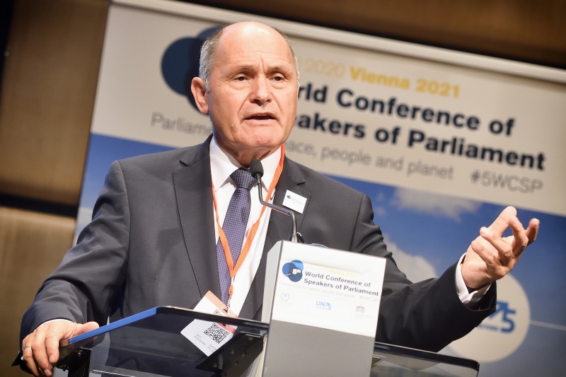 IPU Press-Conference, SOBOTKA,Wolfgang (Mr.), Speaker of the Host Parliament