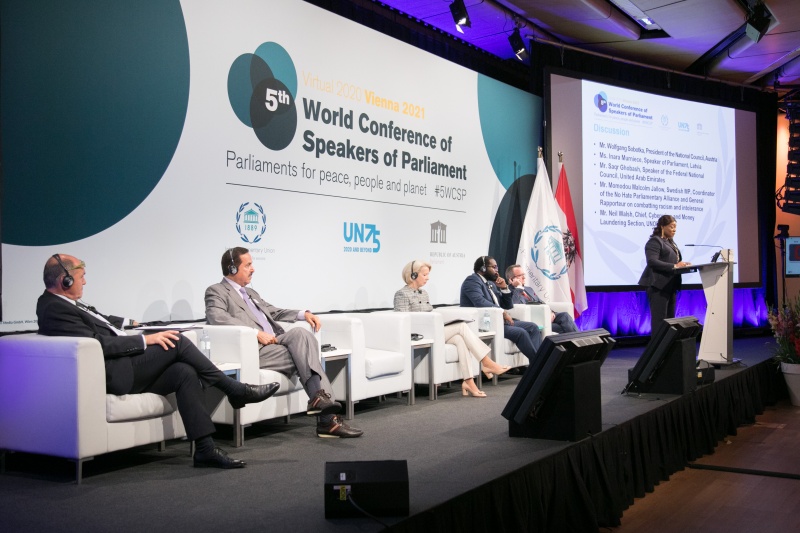 Ms./Mme Yawa Djigbodi Tsegan, President of the National Assembly of Togo, Panel 4 ParliamentsÕ openness, transparency and accessibility versus security: How to strike a balance?