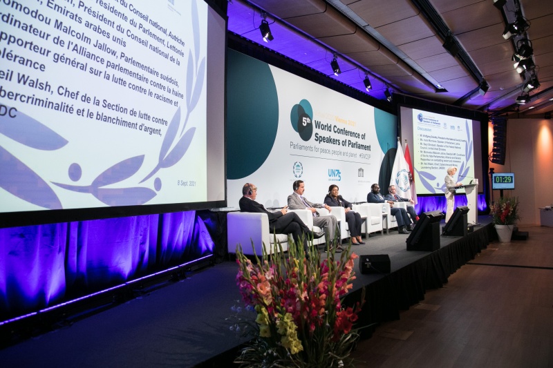 MURNIECE, Inara (Mrs.), Speaker of Parliament - LATVIA, Panel 4 ParliamentsÕ openness, transparency and accessibility versus security: How to strike a balance?