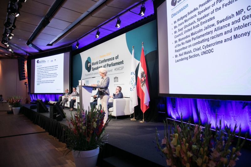 MURNIECE, Inara (Mrs.), Speaker of Parliament - LATVIA, Panel 4 ParliamentsÕ openness, transparency and accessibility versus security: How to strike a balance?