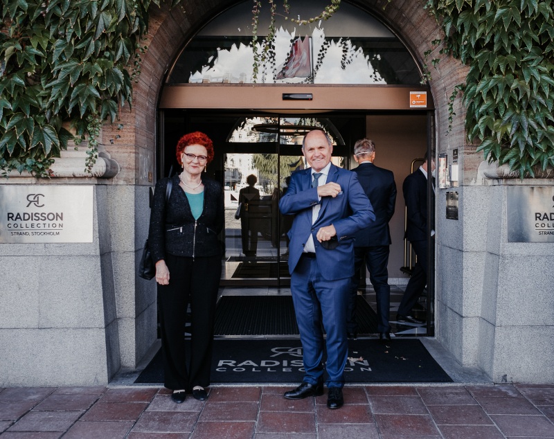 Von links: ECDC-Direktorin Andrea Ammon und Nationalratspräsident Wolfgang Sobotka (V)