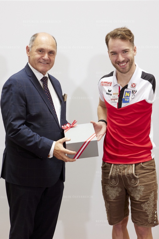 Von links: Nationalratspräsident Wolfgang Sobotka (ÖVP), Alexander Onea