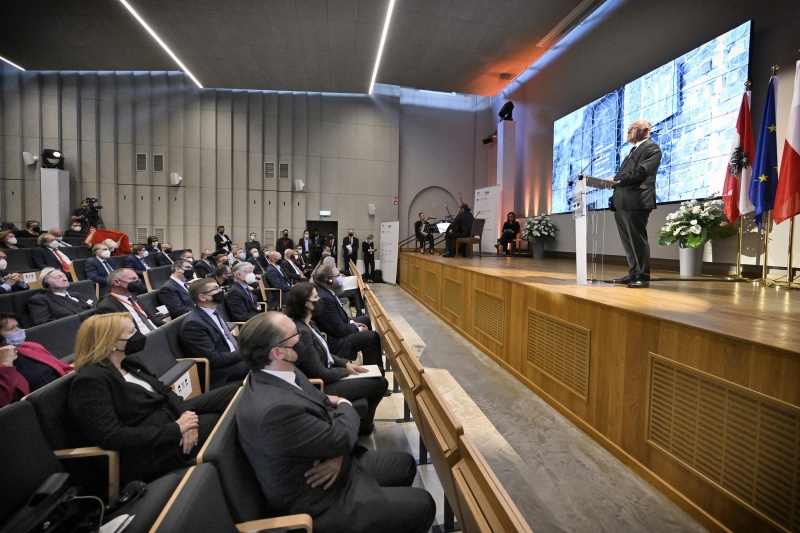 Gedenkfeier zur Eröffnung. Nationalratspräsident Wolfgang Sobotka (ÖVP)