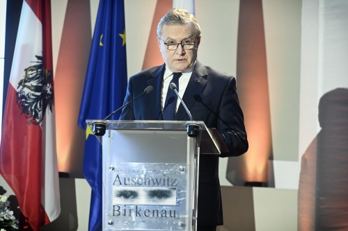 Gedenkfeier, Polnischer Vizepremierminister, Minister für Kultur und nationales Erbe Piotr Gliński